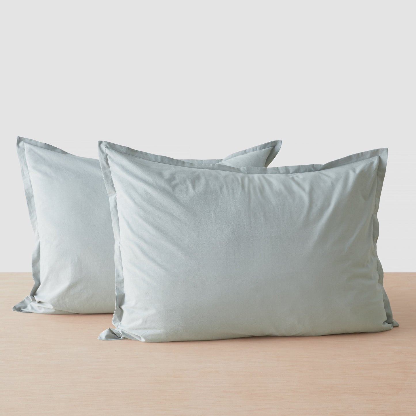 Stonewashed Organic Cotton Percale Shams