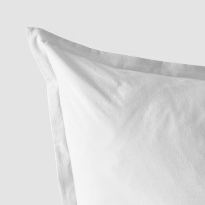 Stonewashed Organic Cotton Percale Shams