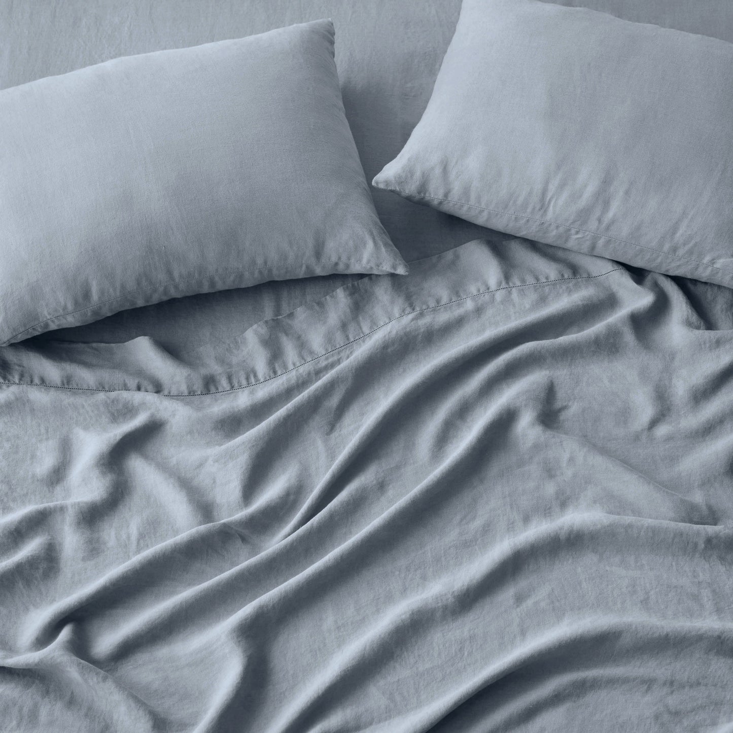 Stonewashed Organic Cotton Percale Sheet Set