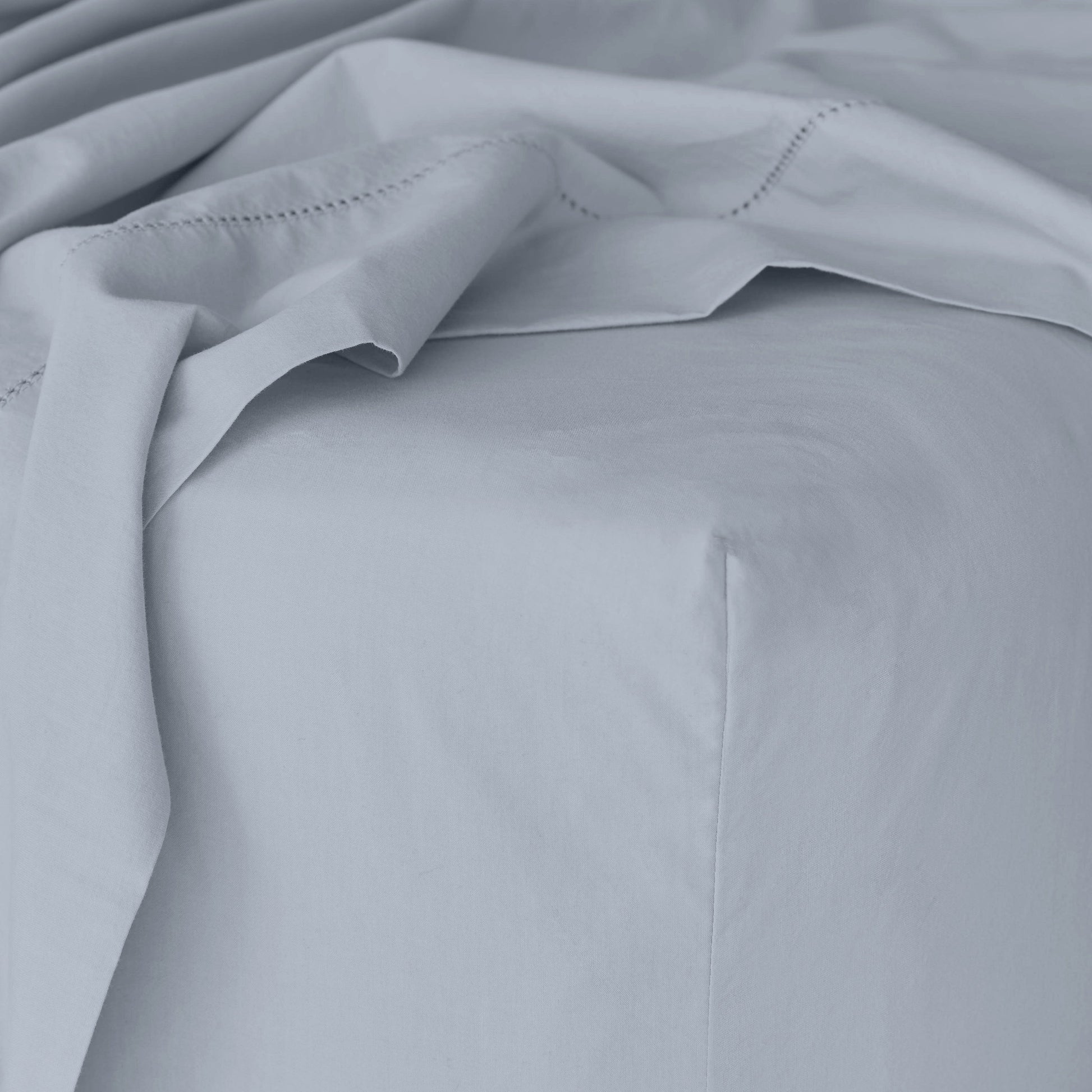 Stonewashed Organic Cotton Percale Fitted Sheet