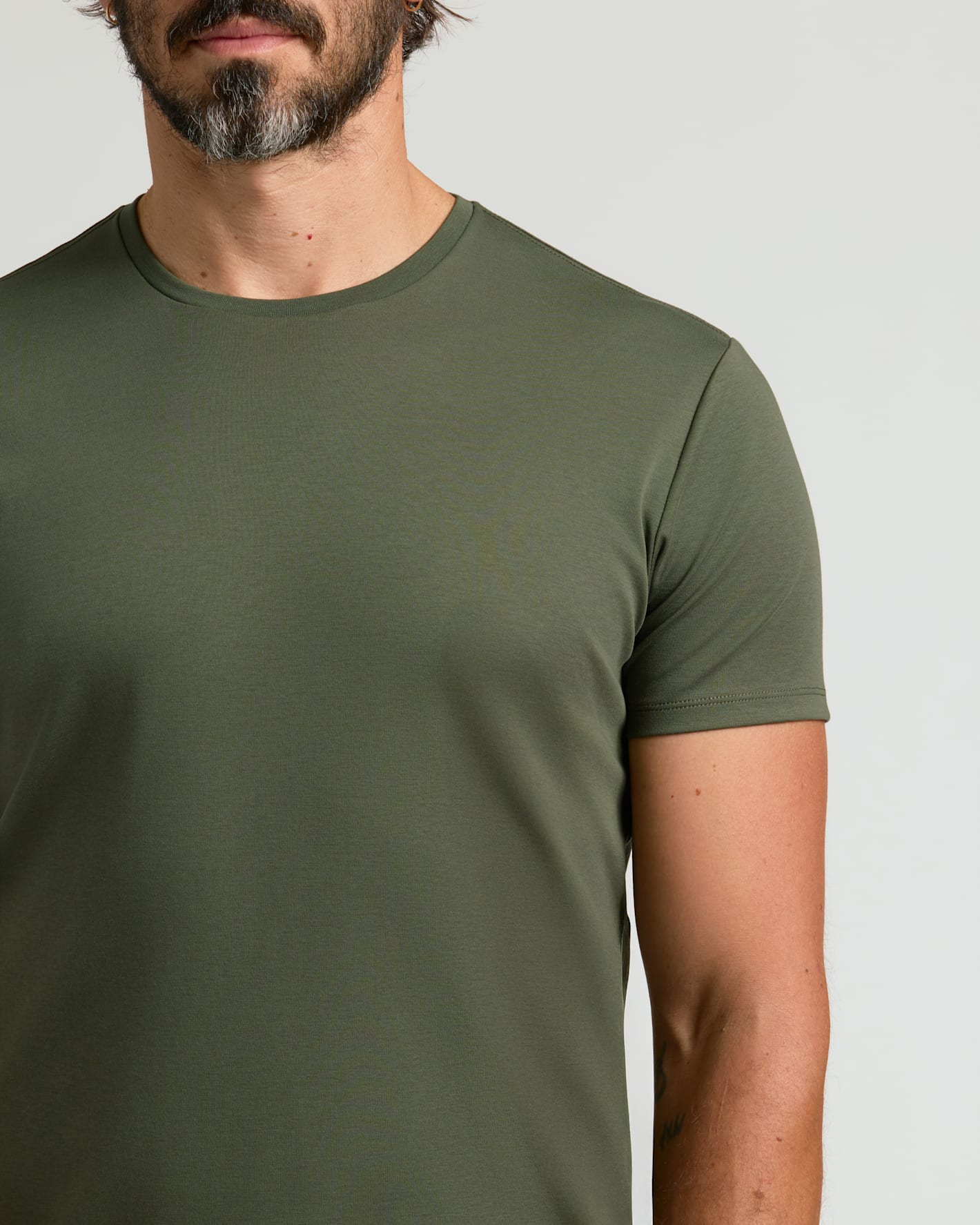 All Grove Pima Cotton Blend Curved Hem Crew 7-Pack
