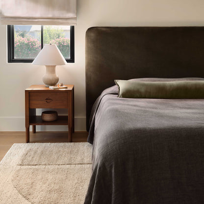 Censo Oversized Linen Bed Blanket