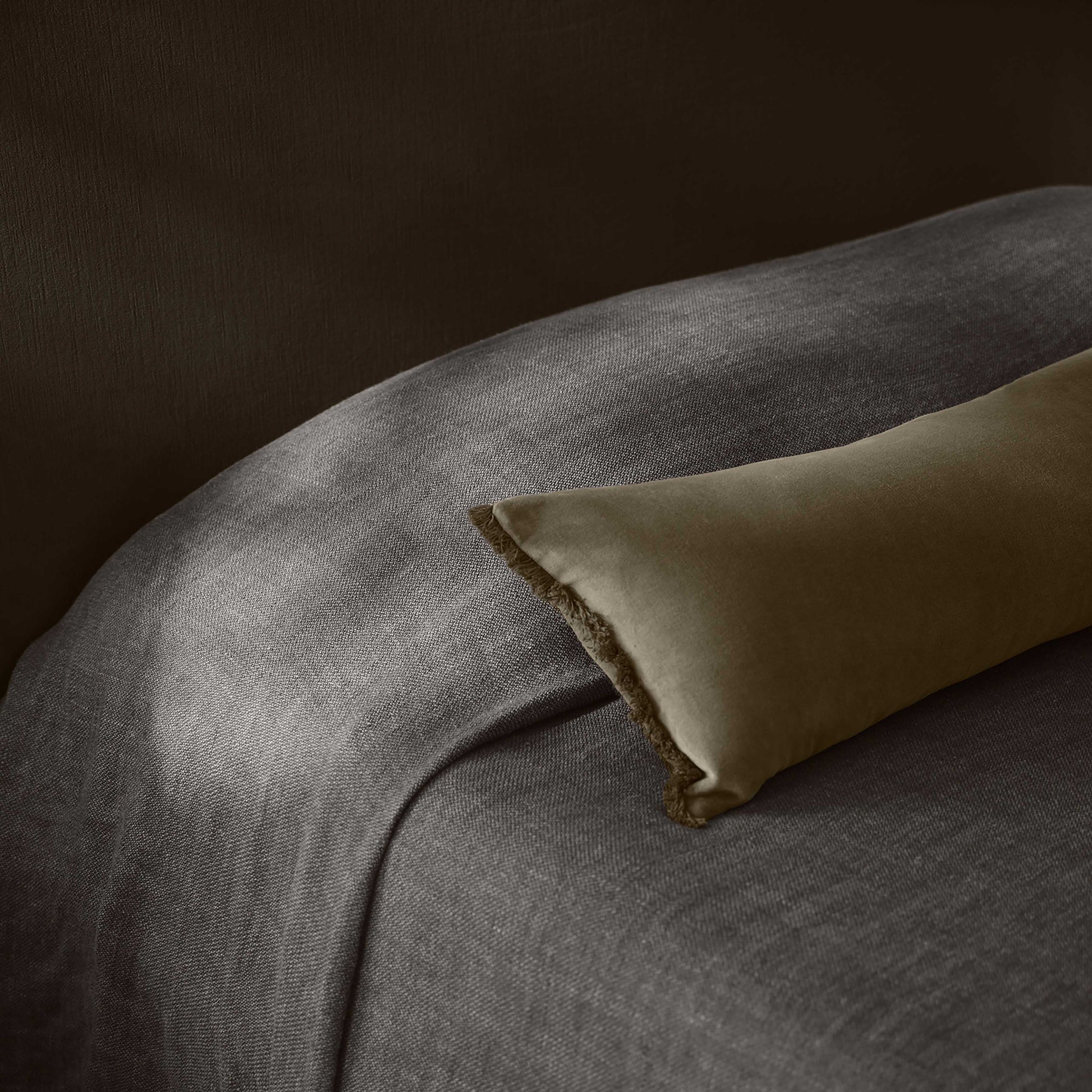 Censo Oversized Linen Bed Blanket