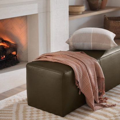 Torres Leather Bench
