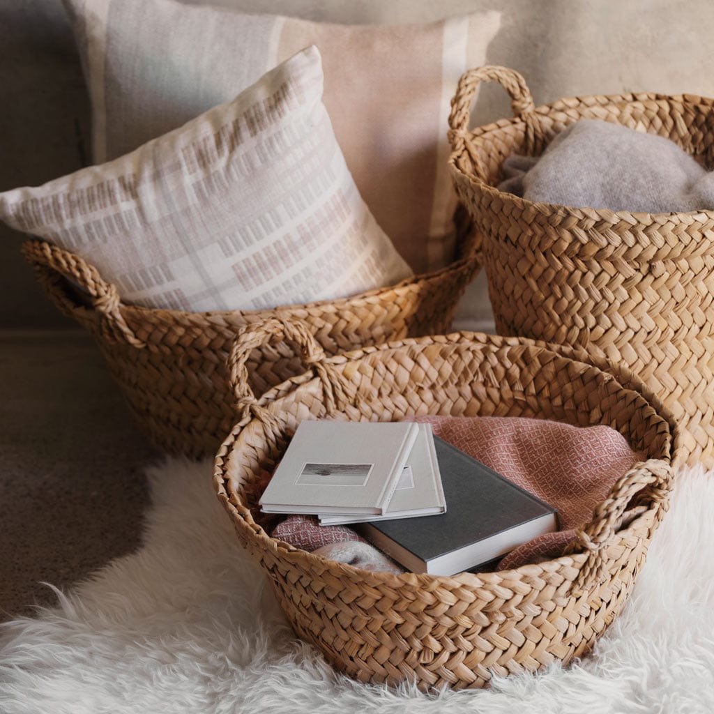 Totora Floor Basket