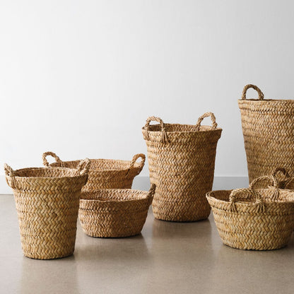 Totora Floor Basket