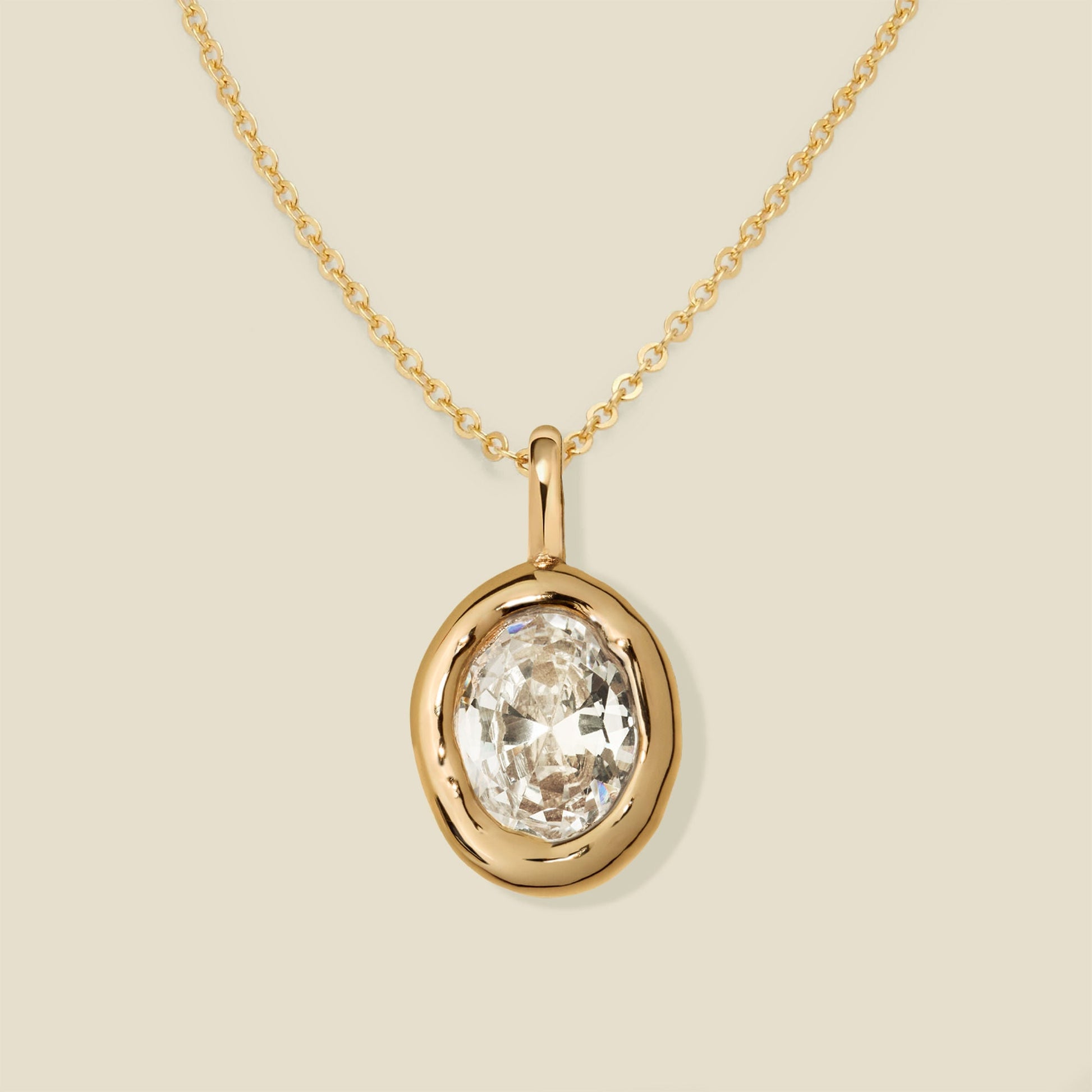 Tova Oval Charm Necklace