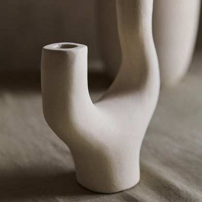 Vida Ceramic Candle Holders - Set of 2