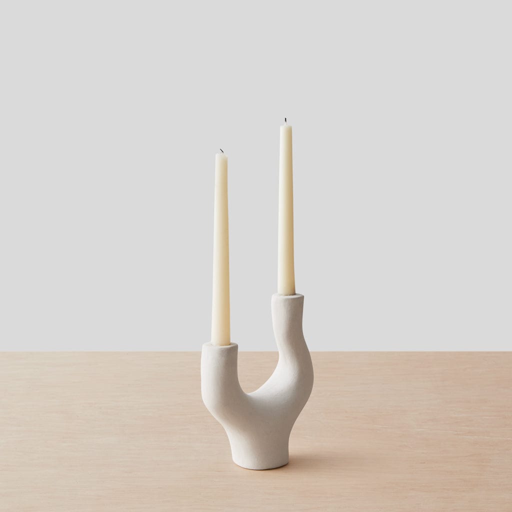 Vida Ceramic Candle Holders - Set of 2