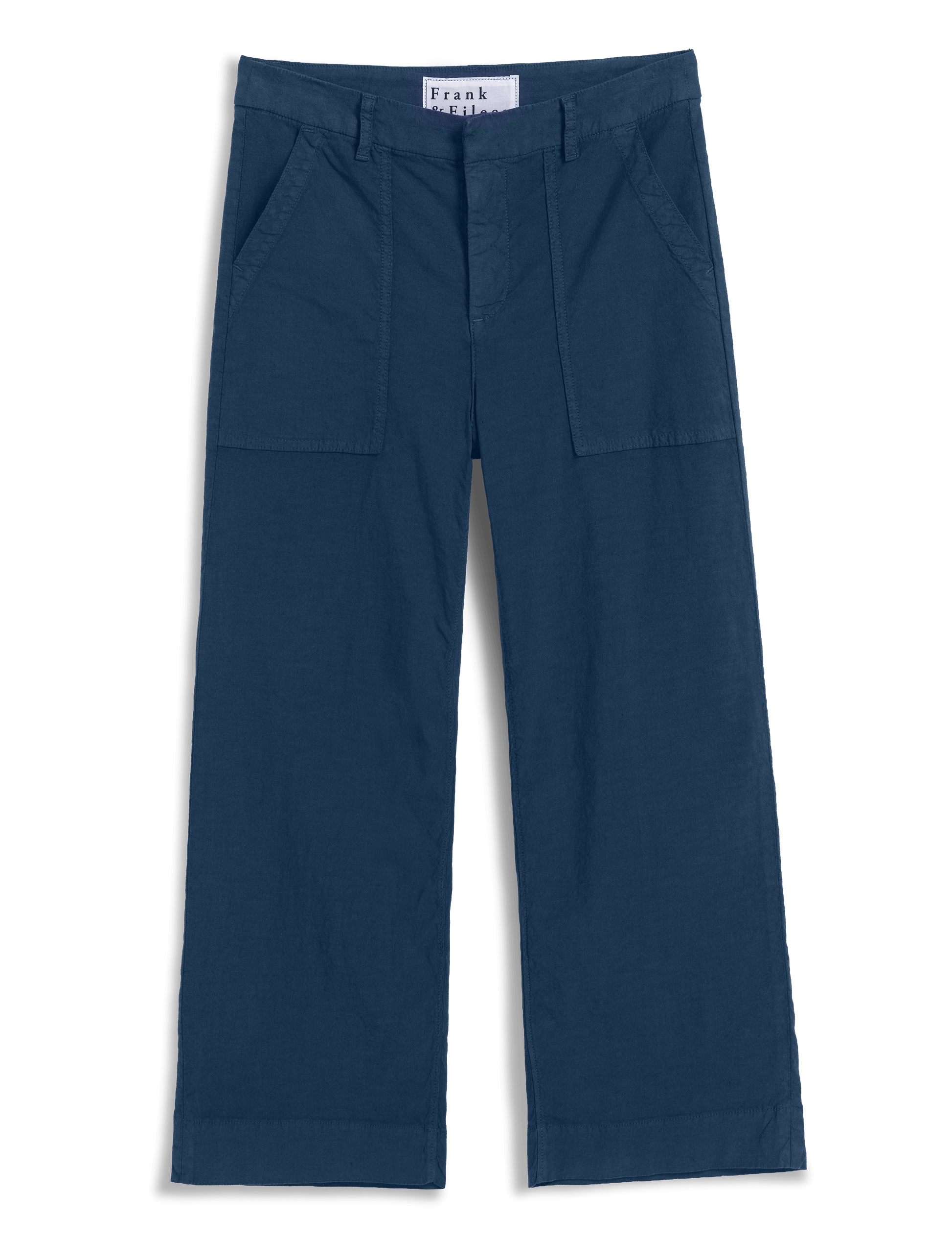 WEXFORD PATCH POCKET Summer Navy, Italian Performance Linen