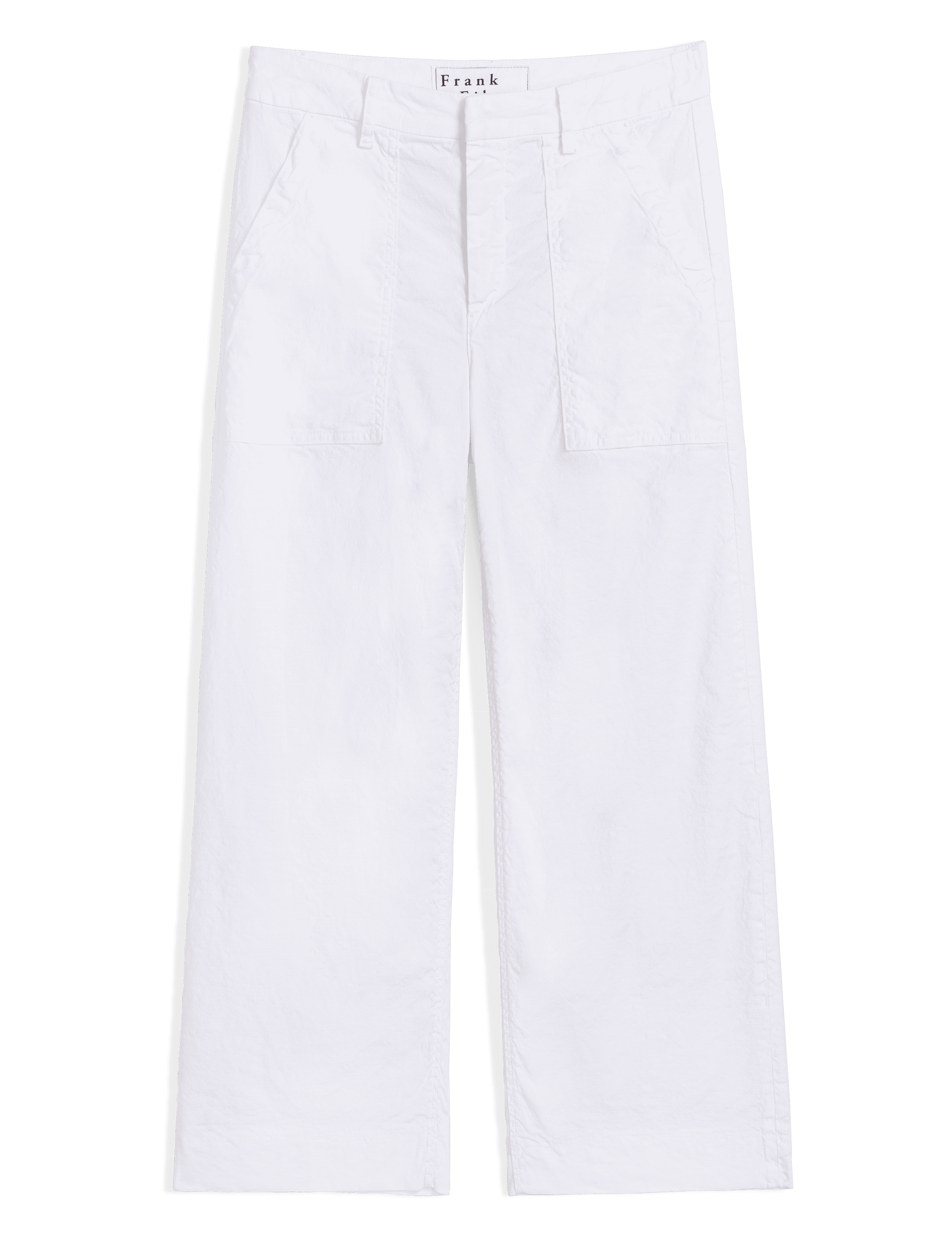 WEXFORD PATCH POCKET White, Italian Performance Linen