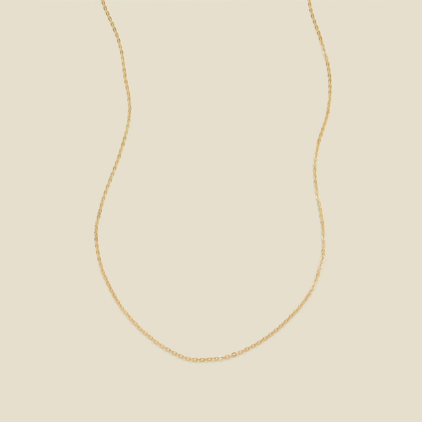 Adjustable Flat Cable Charm Chain