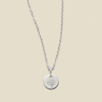 April Birth Flower Necklace