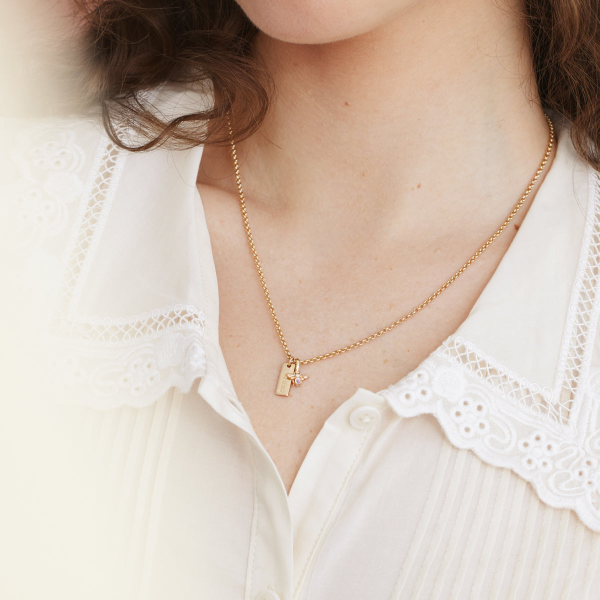 Bee Gemstone Charm | Final Sale