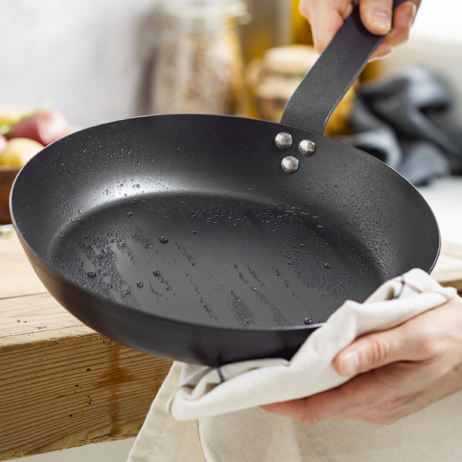 Bobby Flay by GreenPan 12" Carbon Steel Frypan