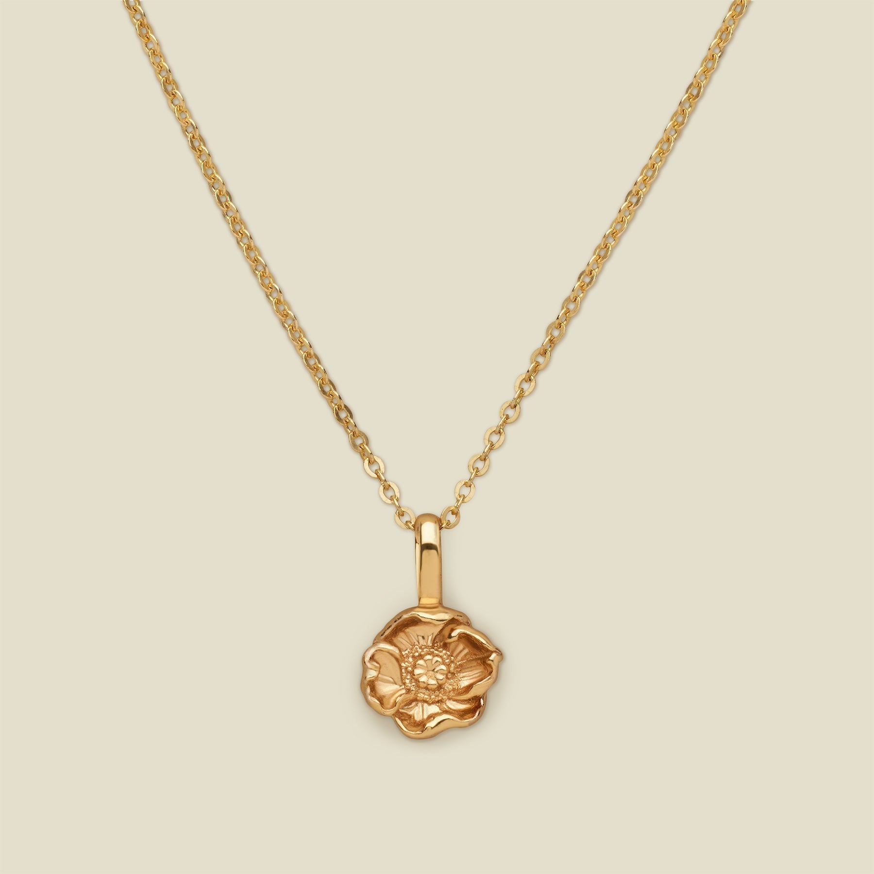 Birth Flower Charm Stacker Necklace