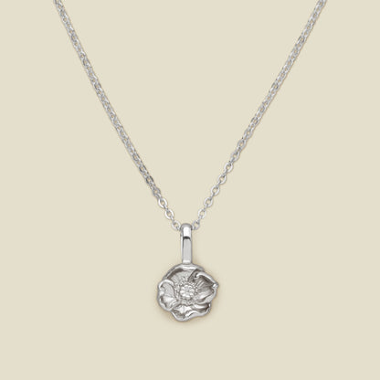 Birth Flower Charm Stacker Necklace