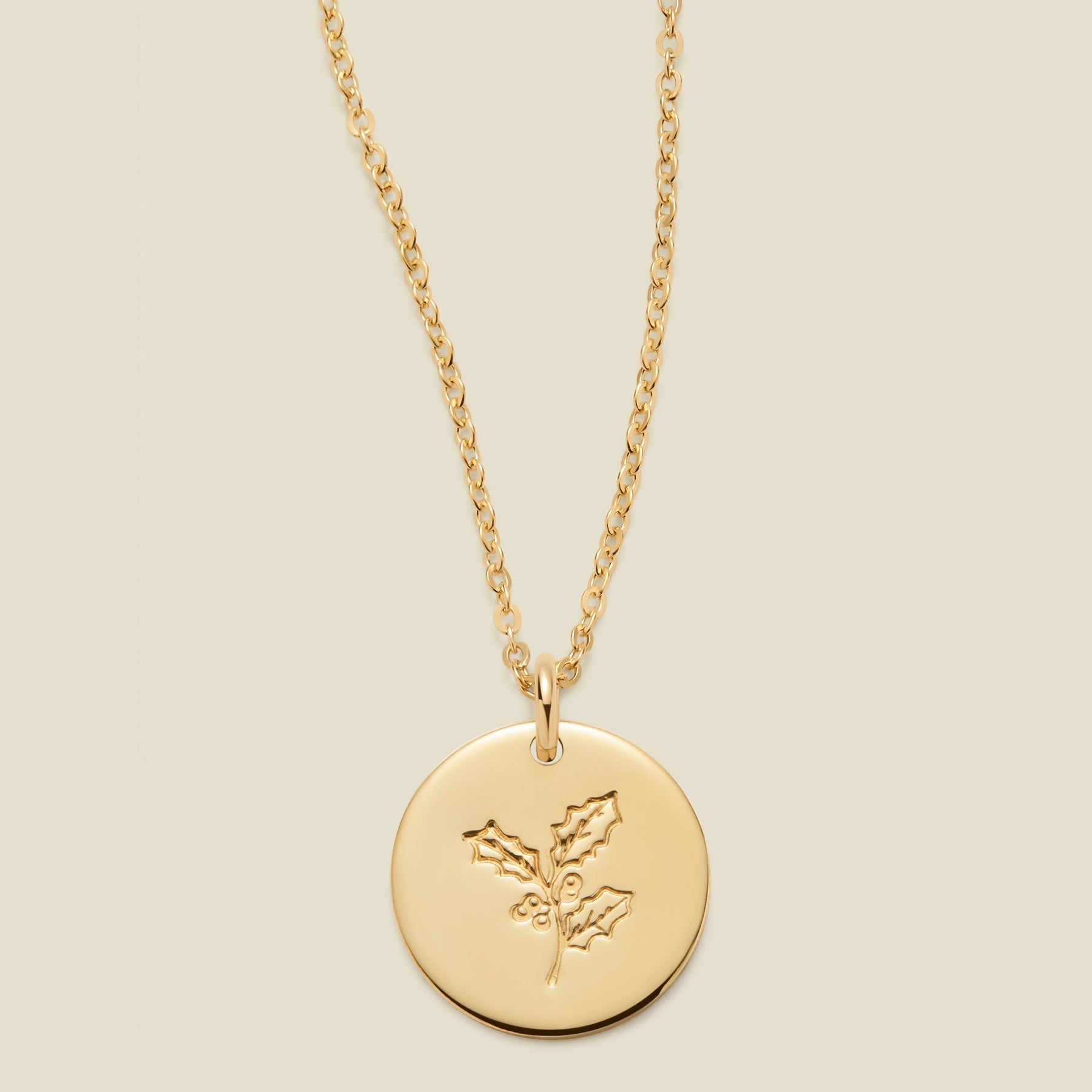 December Birth Flower Necklace