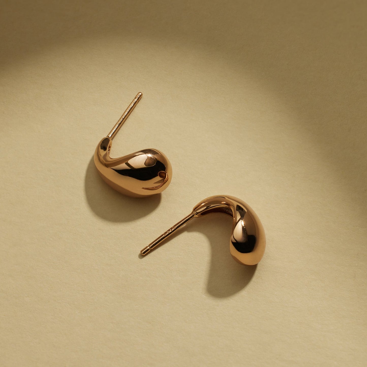 Gloss Drop Stud Earrings | Final Sale