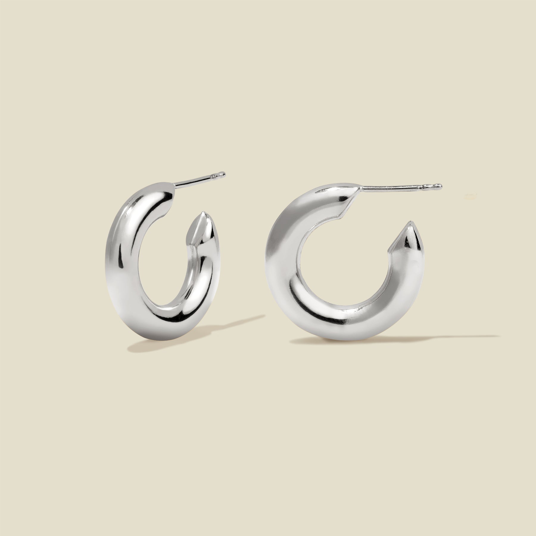 Gloss Hoop Earrings | Final Sale