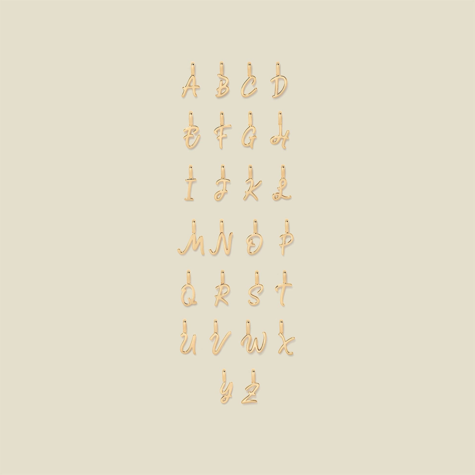 Script Initial Z Charm