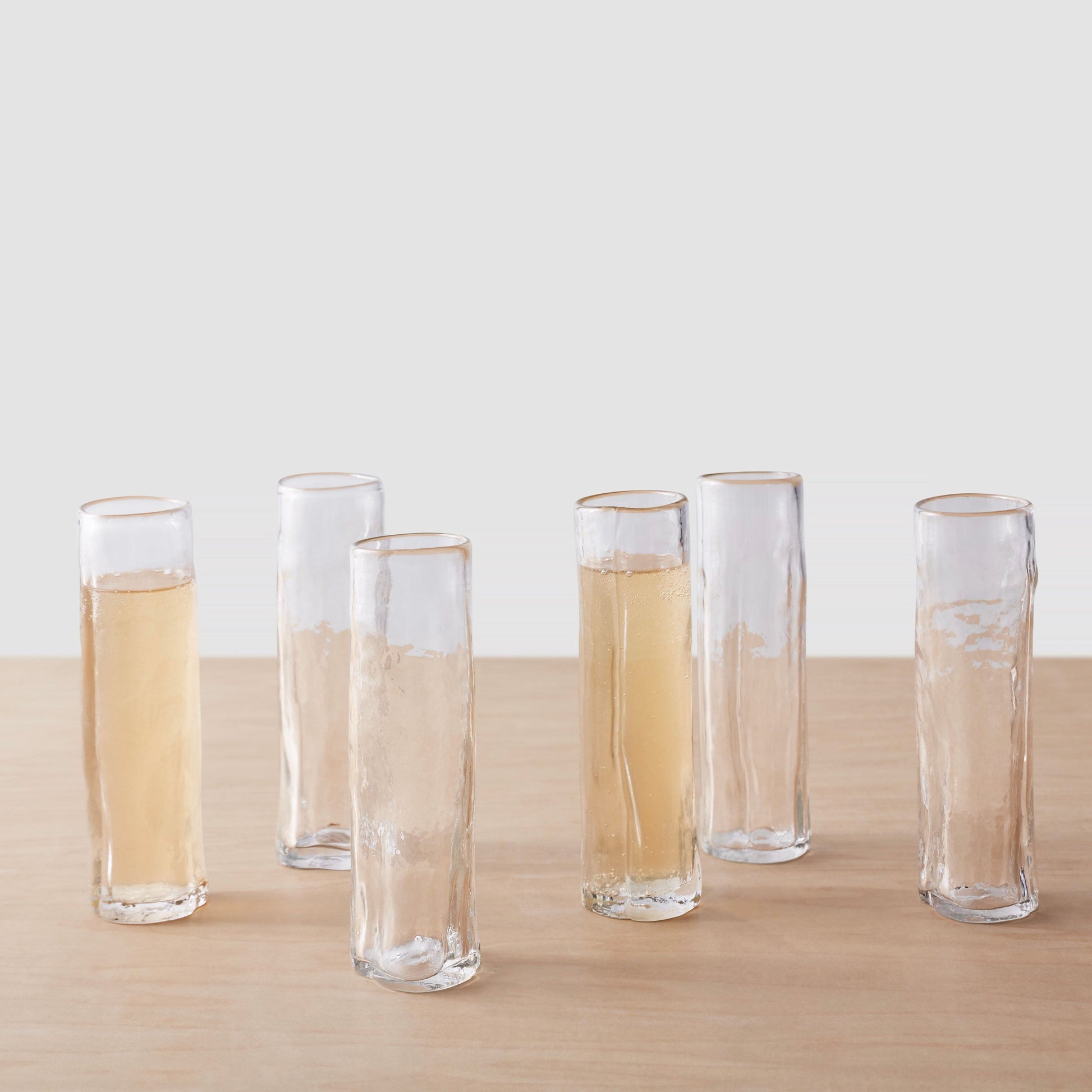 Arroyo Champagne Flute Glasses - 13.5 oz - Set of 6
