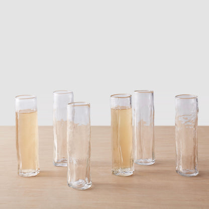 Arroyo Champagne Flute Glasses - 13.5 oz - Set of 6