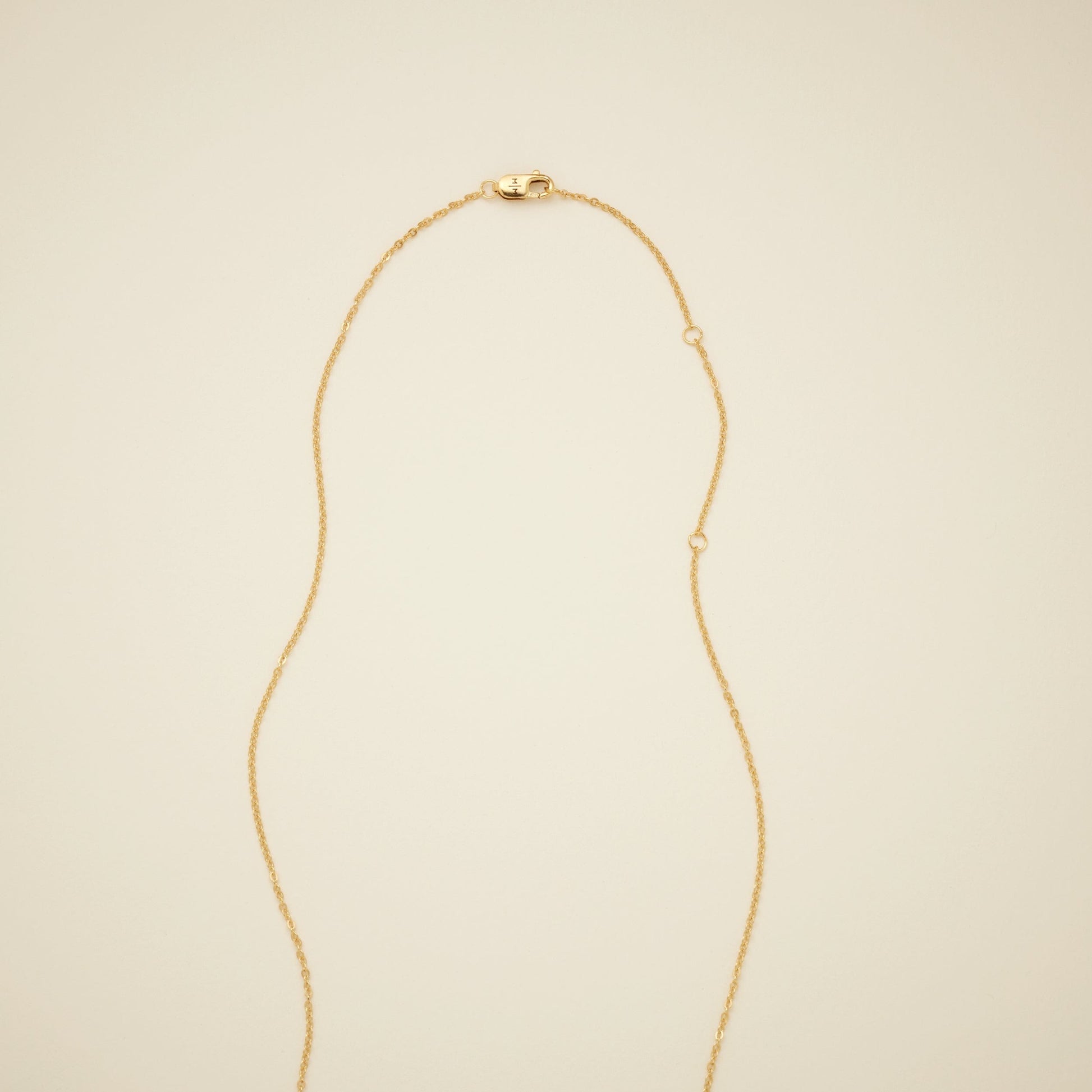 Initial Disc Necklace | 1/2" Disc
