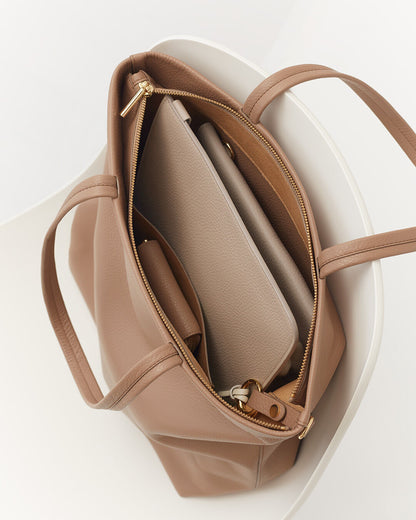 Tall Easy Zipper Tote