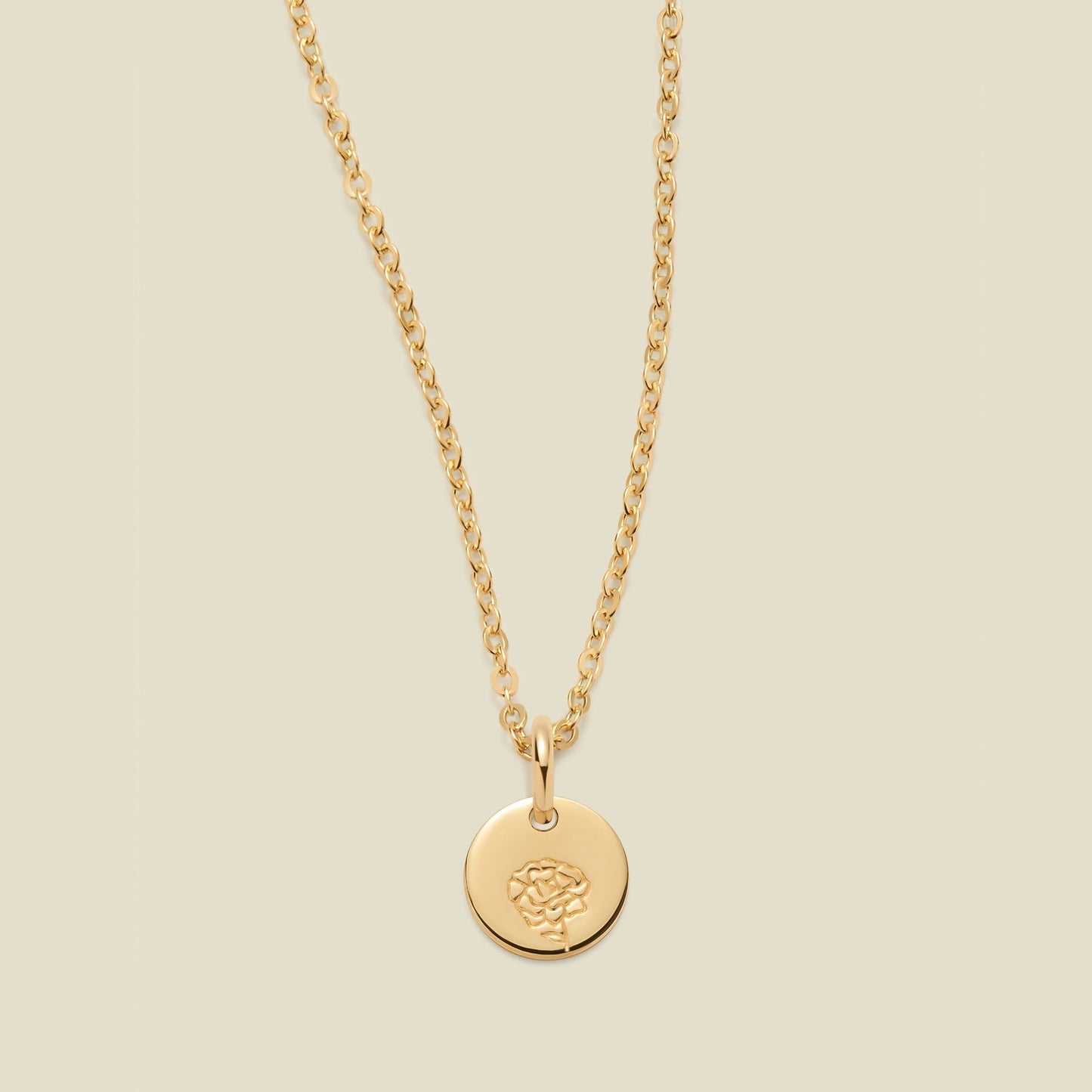 January Birth Flower Necklace