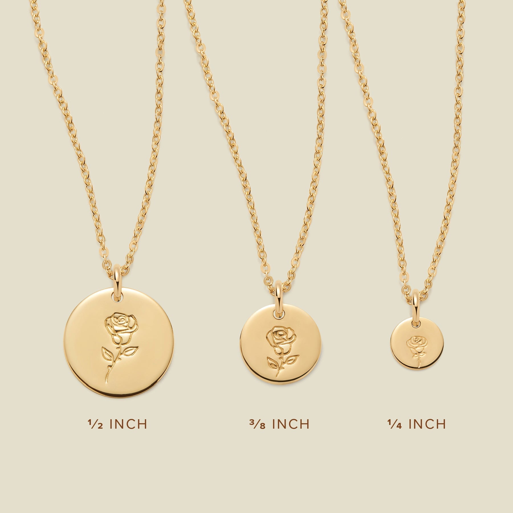 June Birth Flower Necklace
