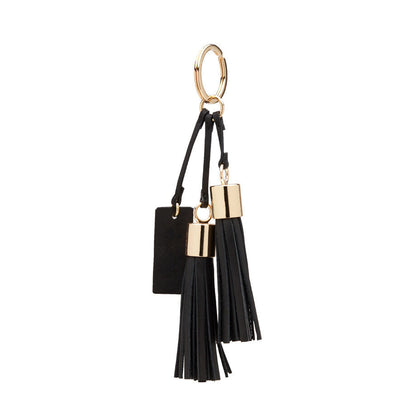 Leather Tassel Keychain