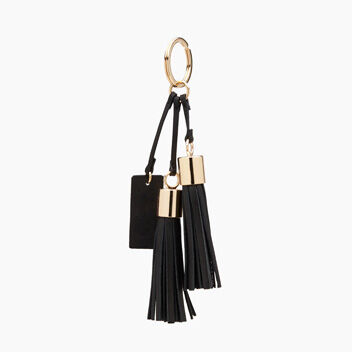 Leather Tassel Keychain