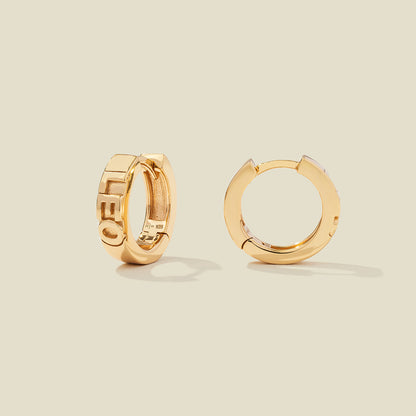 Leo Huggie Hoop Earrings | Final Sale