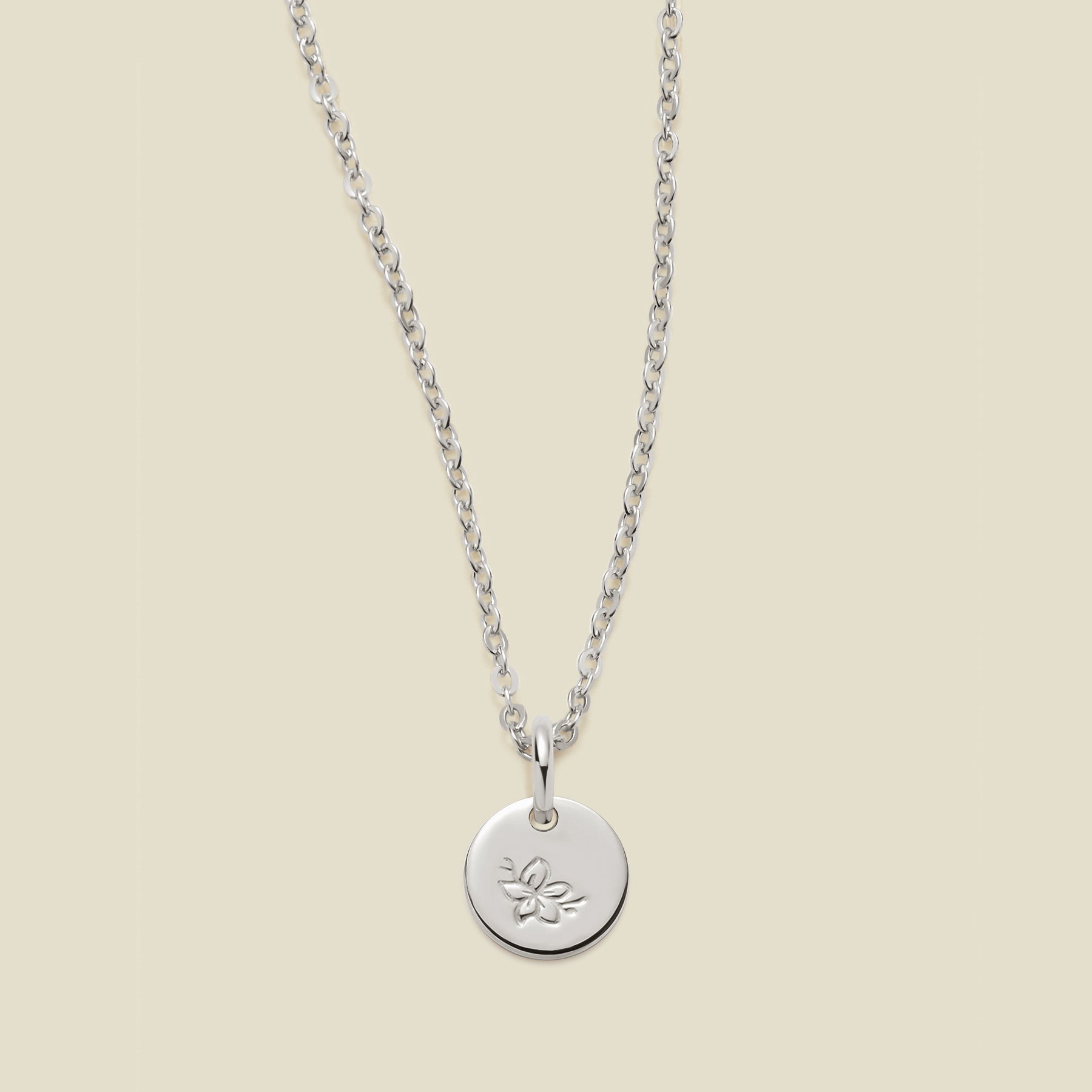 March Birth Flower Necklace