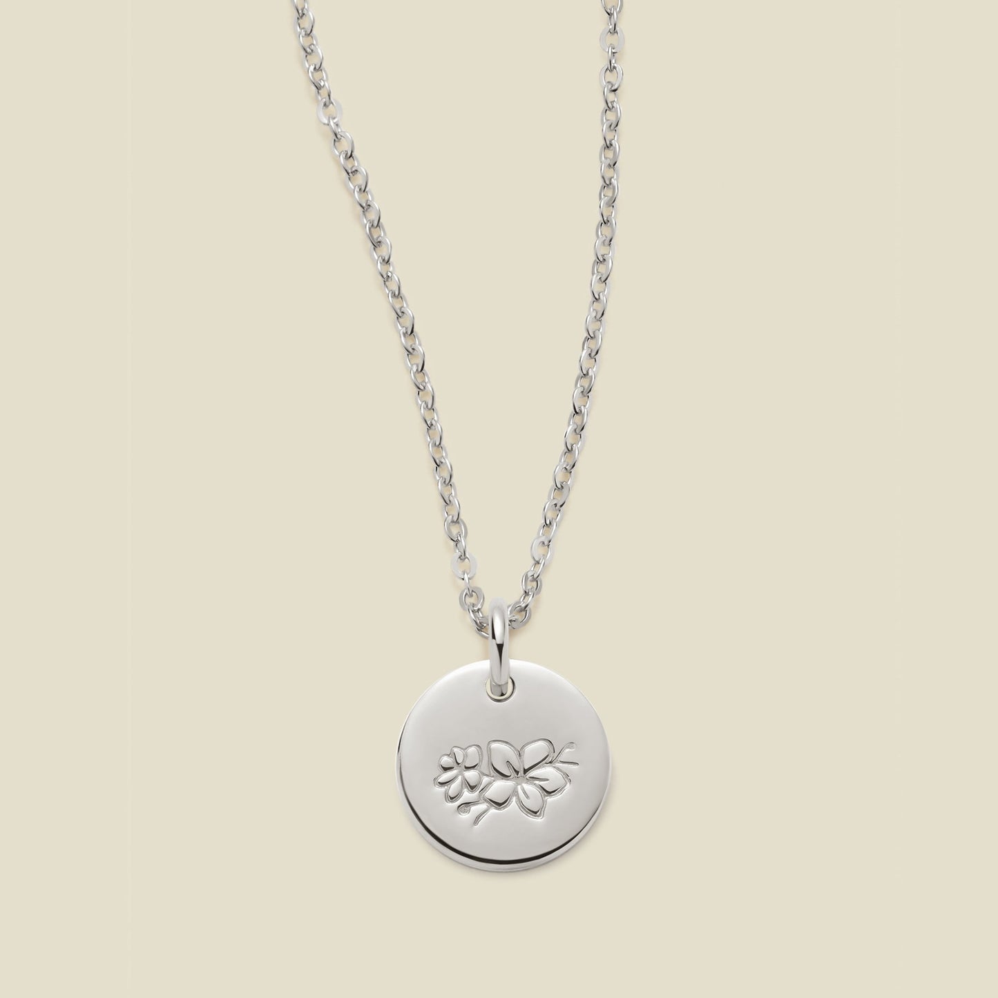 March Birth Flower Necklace