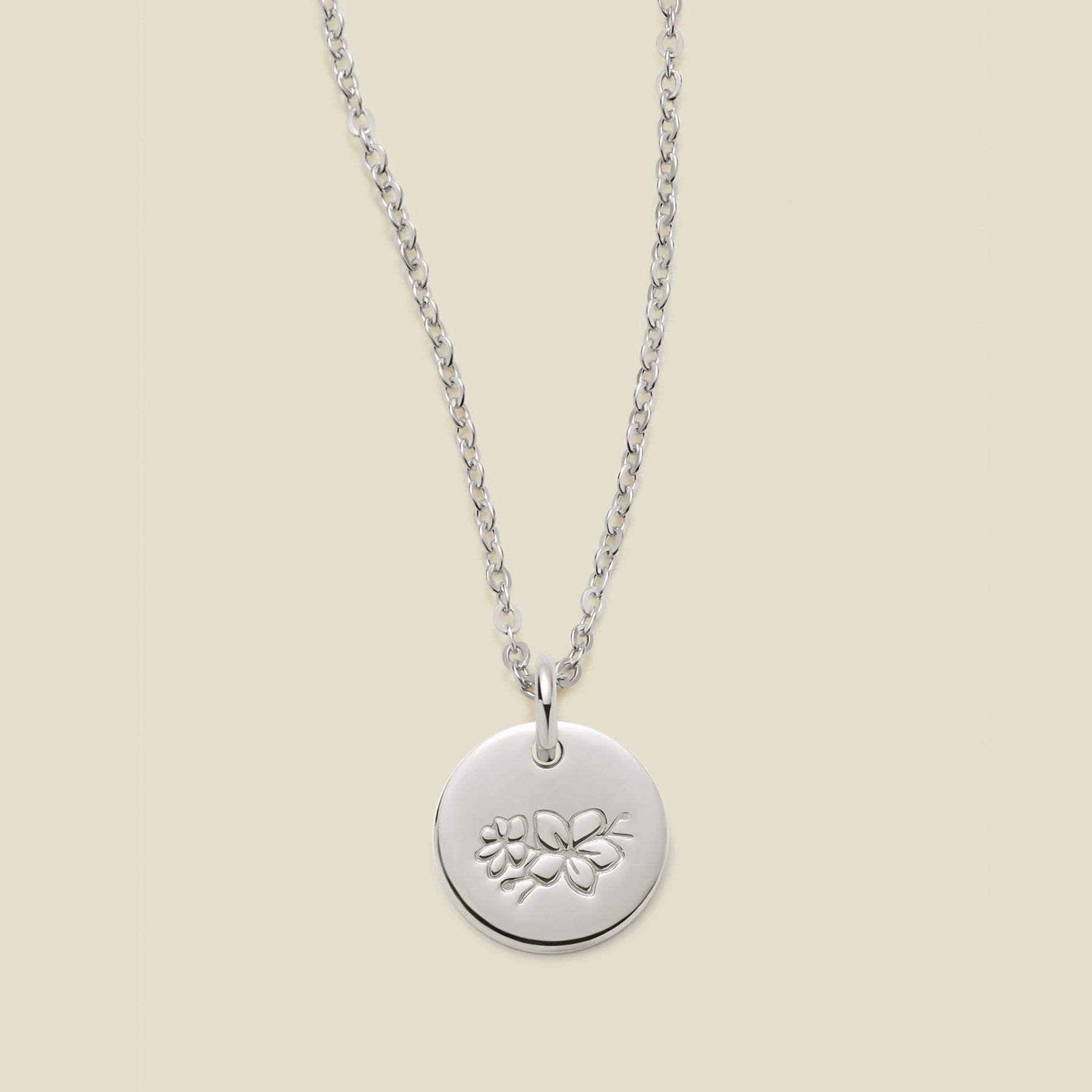 March Birth Flower Necklace