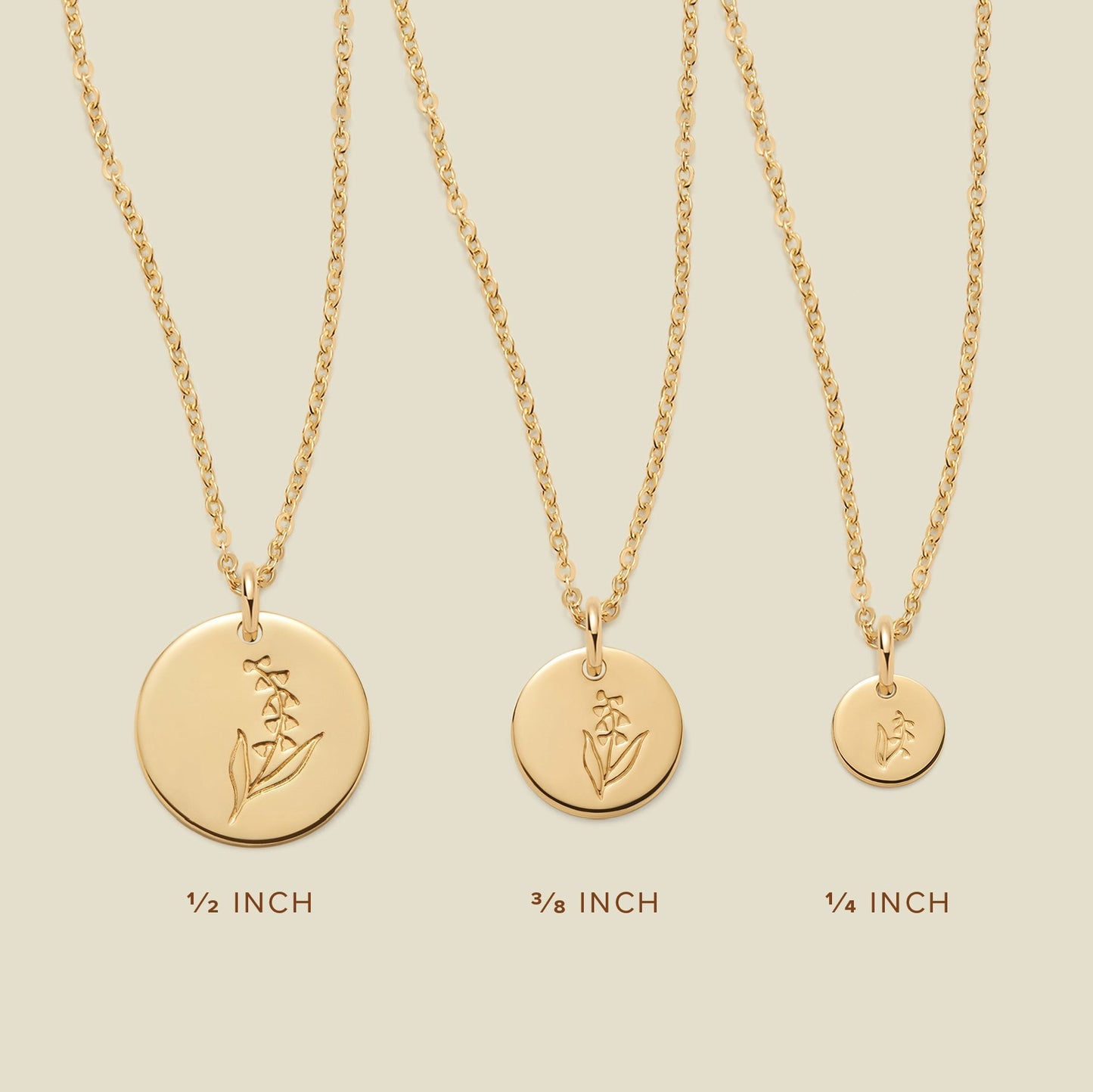 May Birth Flower Necklace