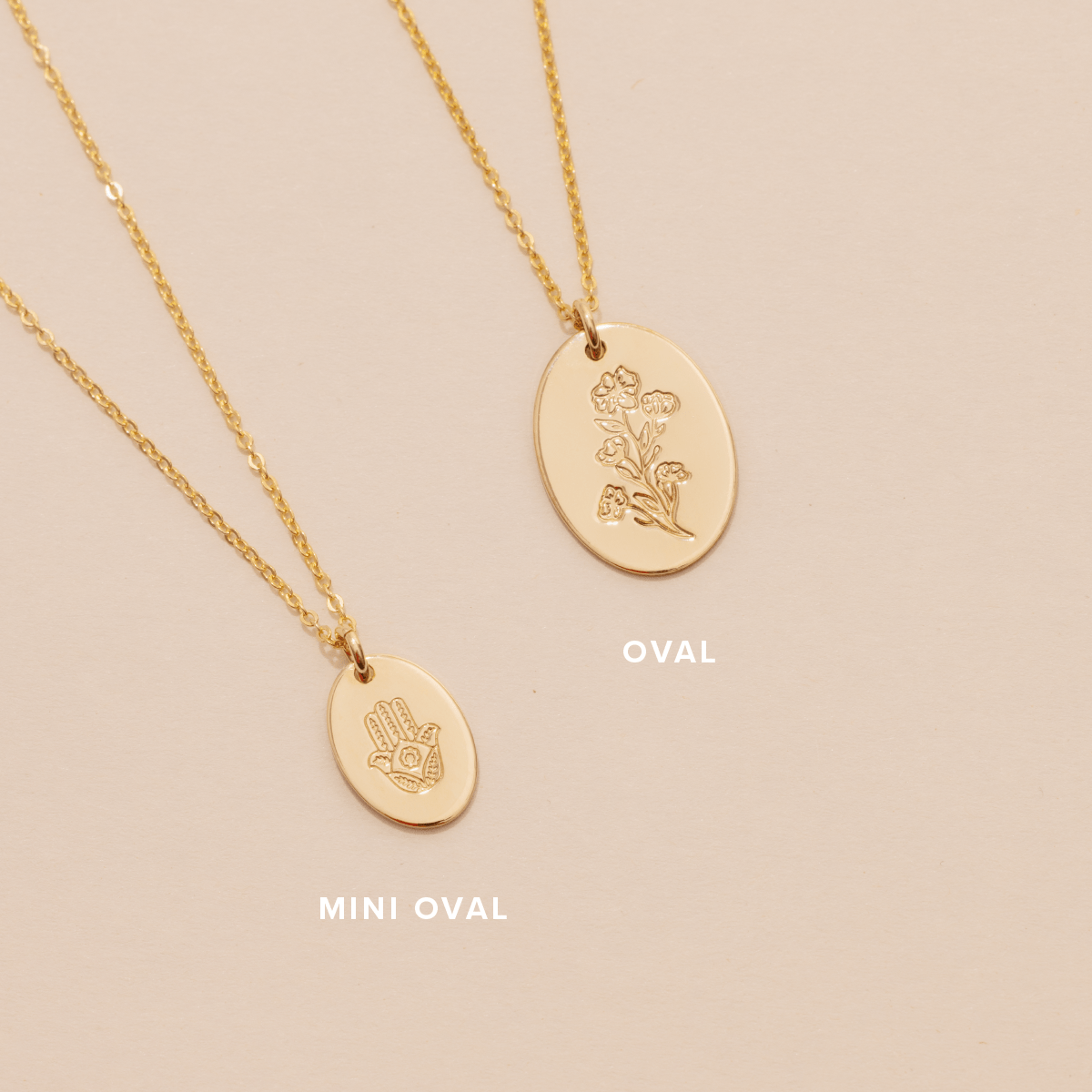 Mini Oval Necklace