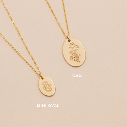 Mini Oval Necklace