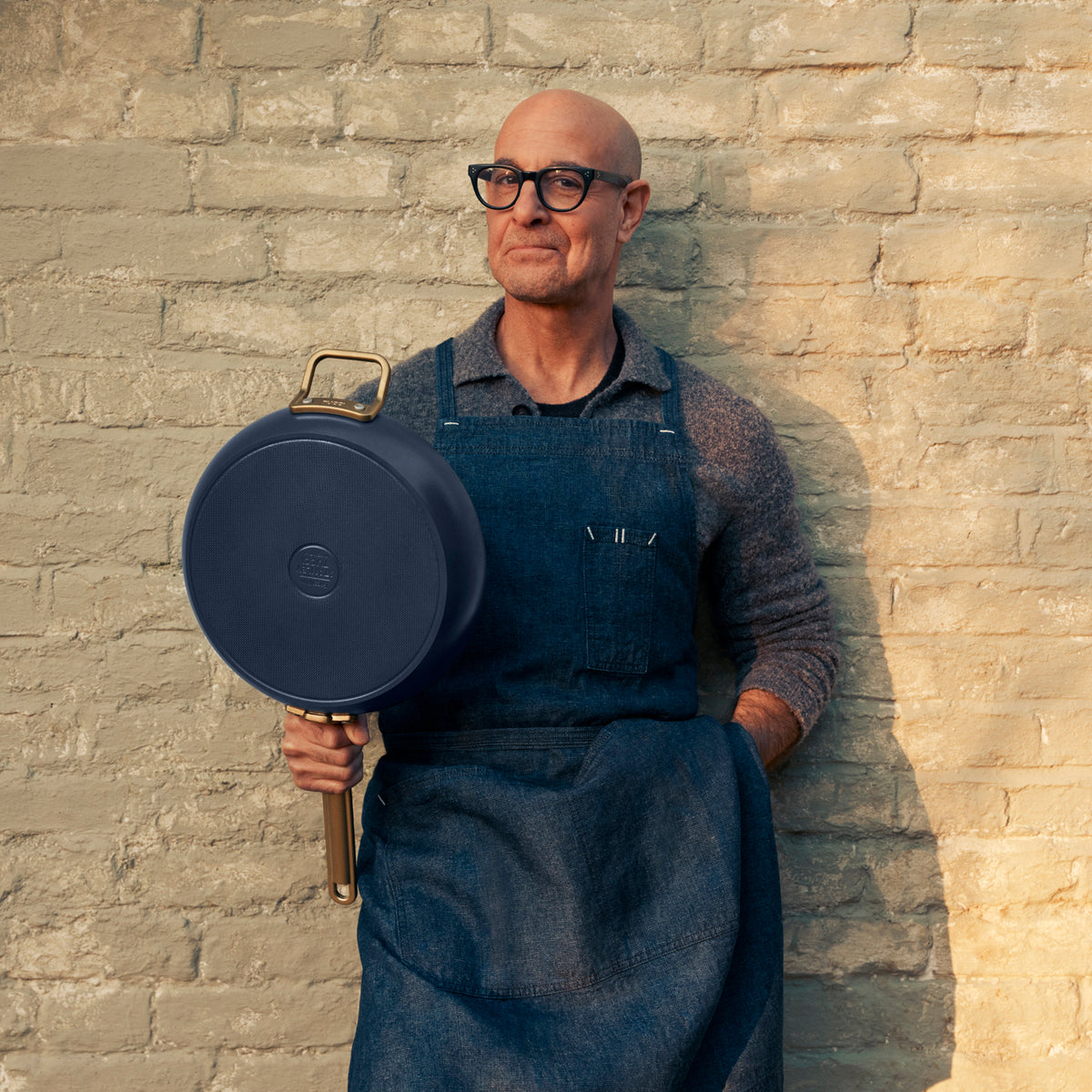 Stanley Tucci™ Ceramic Nonstick 4.5-Quart Stanley Pan Jr. | Marino Blue