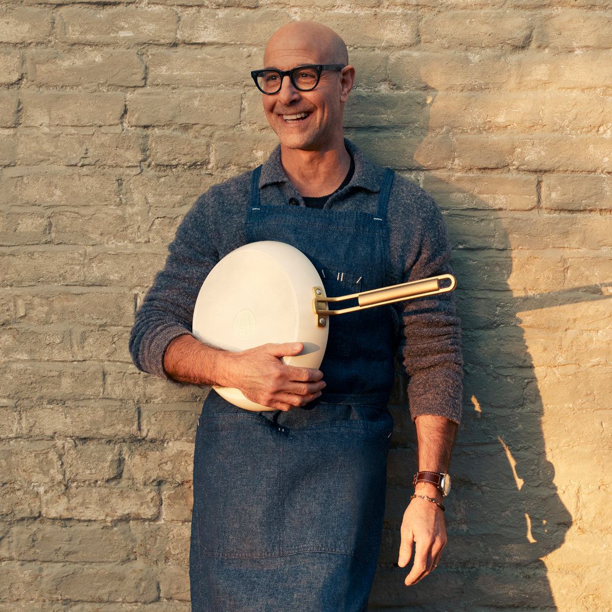 Stanley Tucci™ Ceramic Nonstick 6-Piece Cookware Set | Carrara White