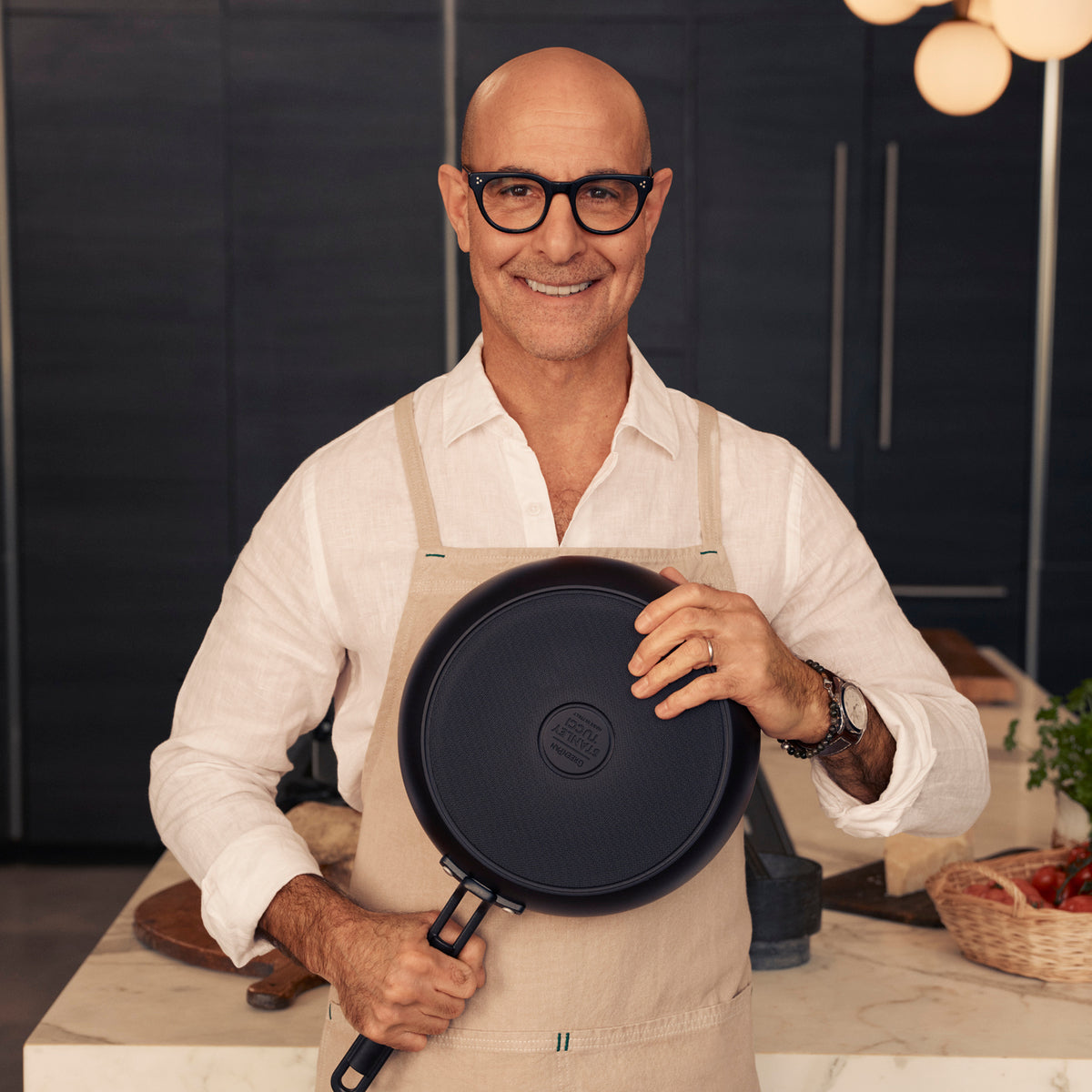 Stanley Tucci™ Ceramic Nonstick 11-Piece Cookware Set | Milano Black