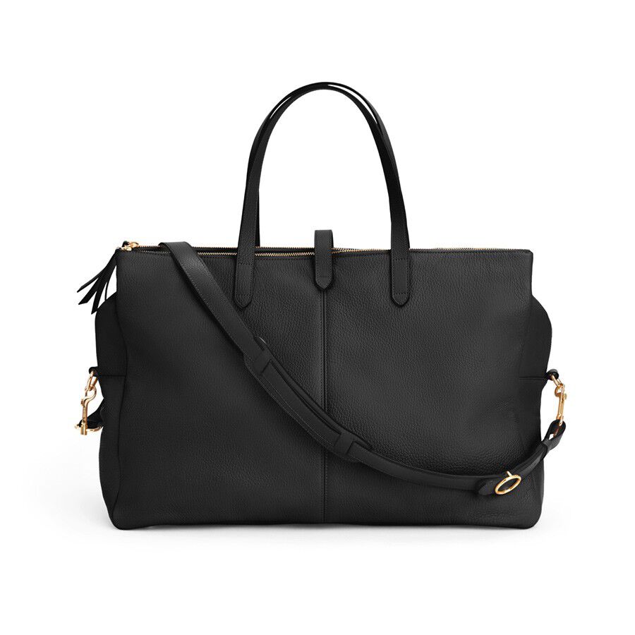 Leather Triple Zipper Weekender