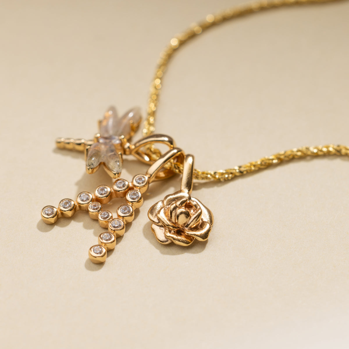 November Birth Flower Charm