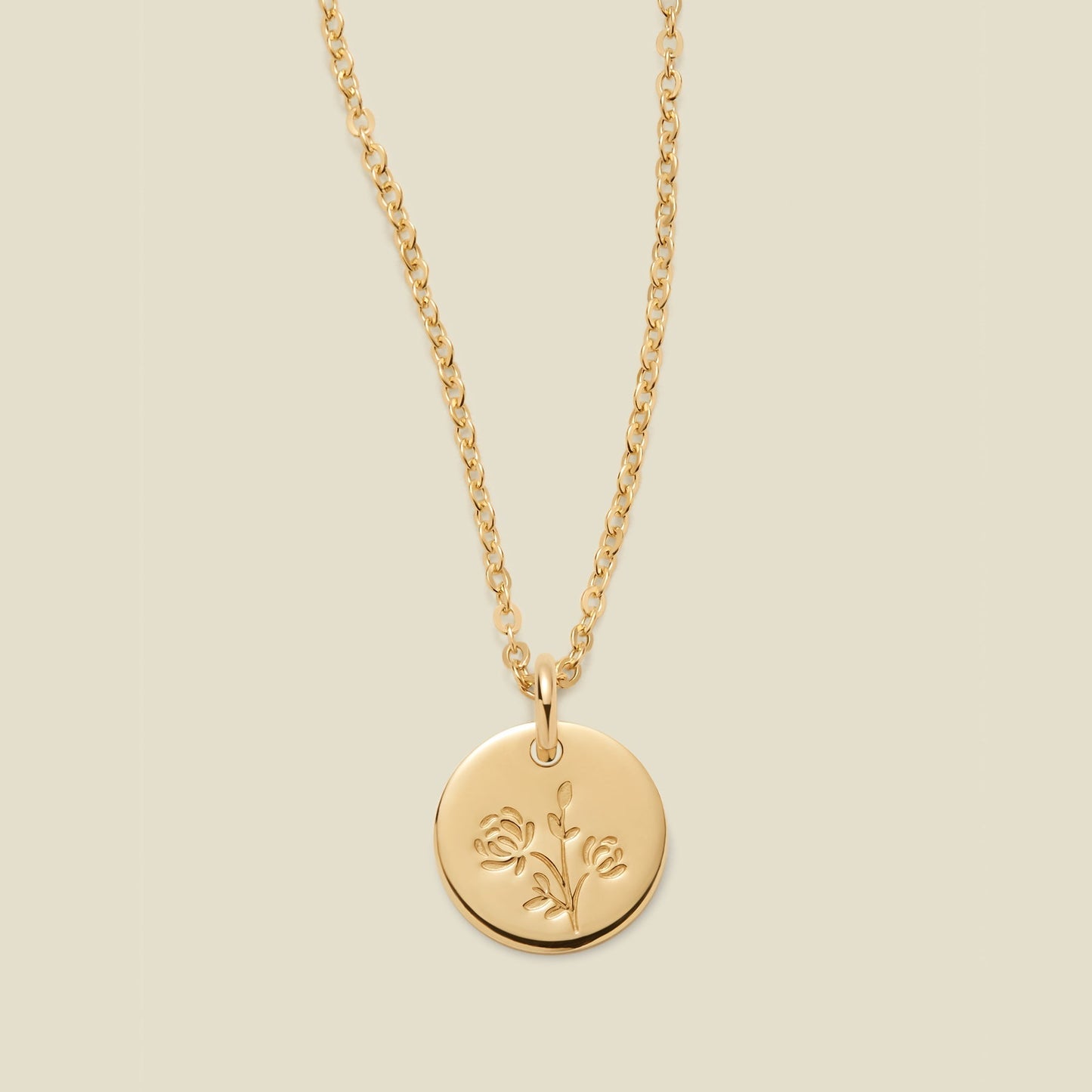 November Birth Flower Necklace