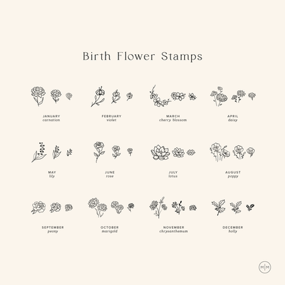 November Birth Flower Necklace
