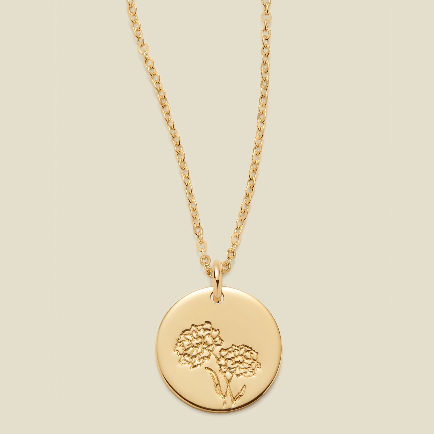 October Birth Flower Necklace