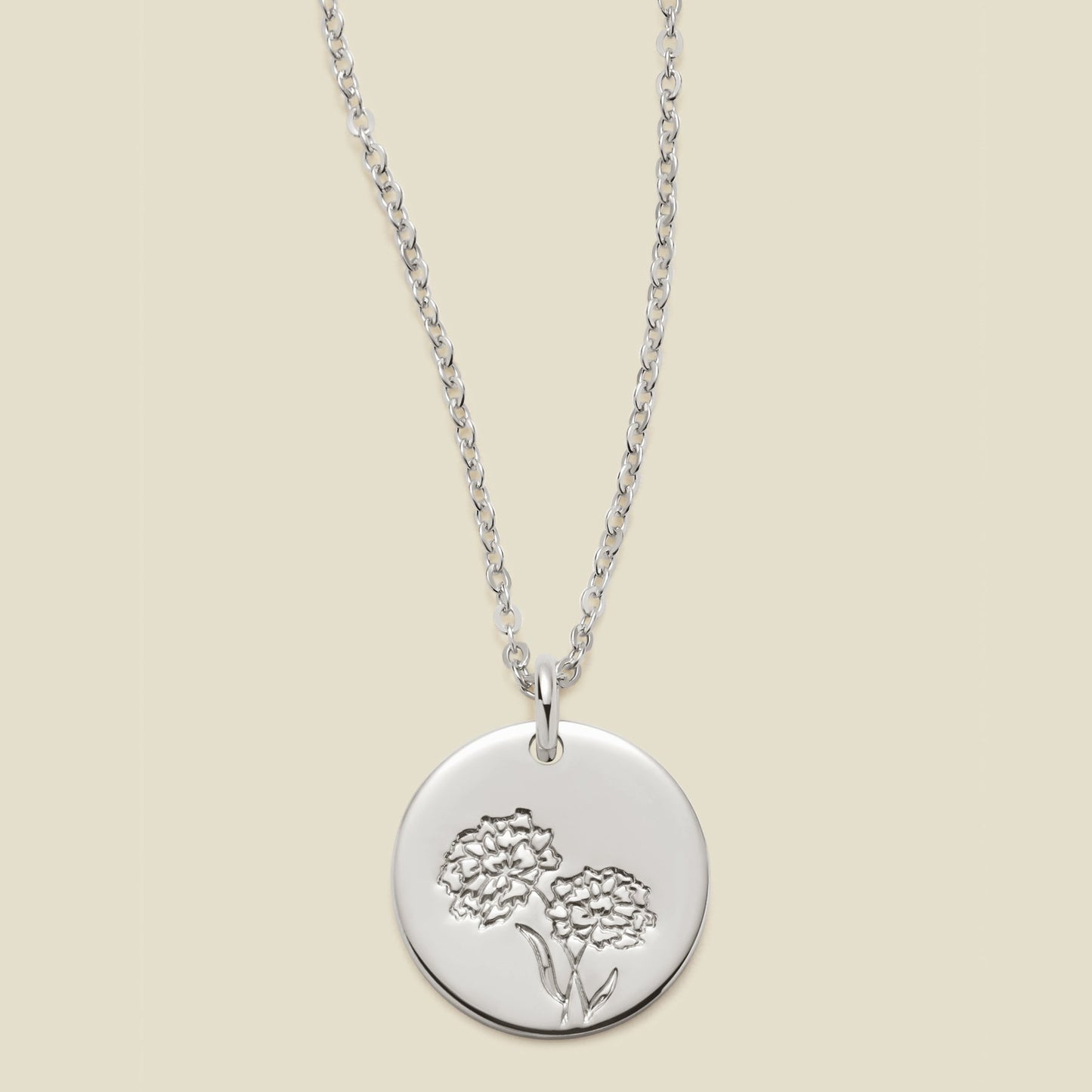 October Birth Flower Necklace