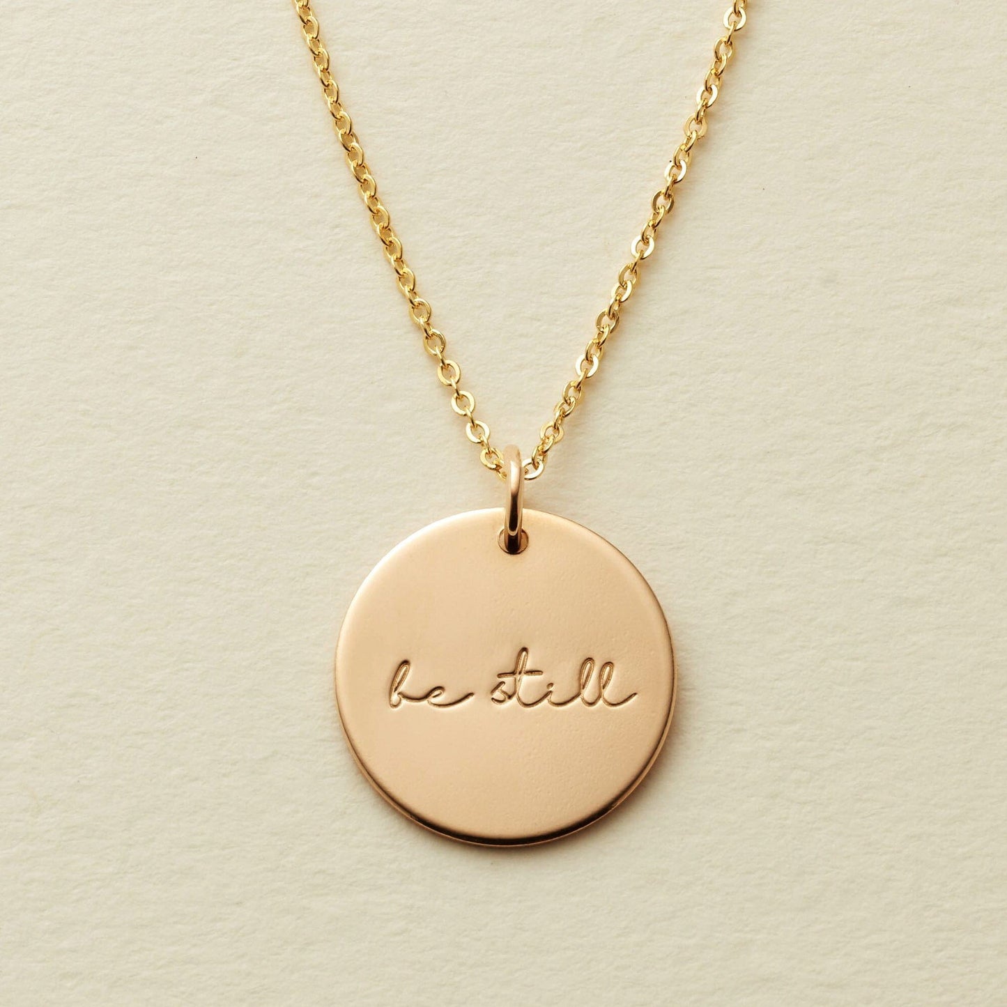 Pause Collection Disc Necklace